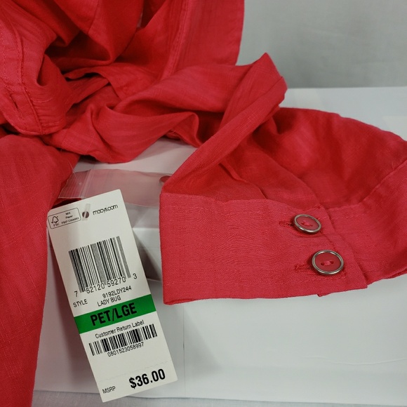 Karen Scott Button Down Dress Shirt - Picture 6 of 6